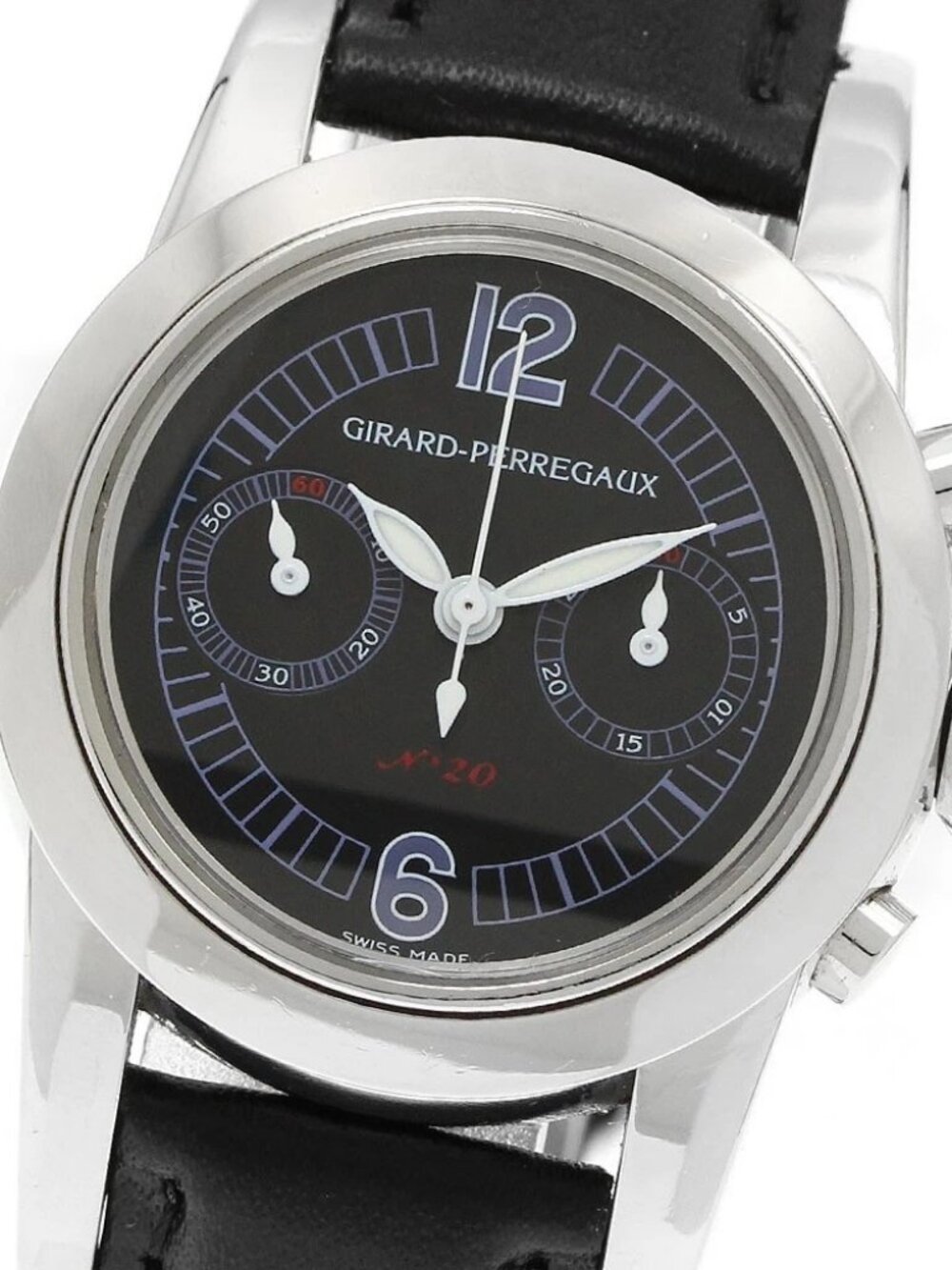 GIRARD PERREGAUX 8046 Small Chronograph black Dial Automatic Ladies Watch_942458